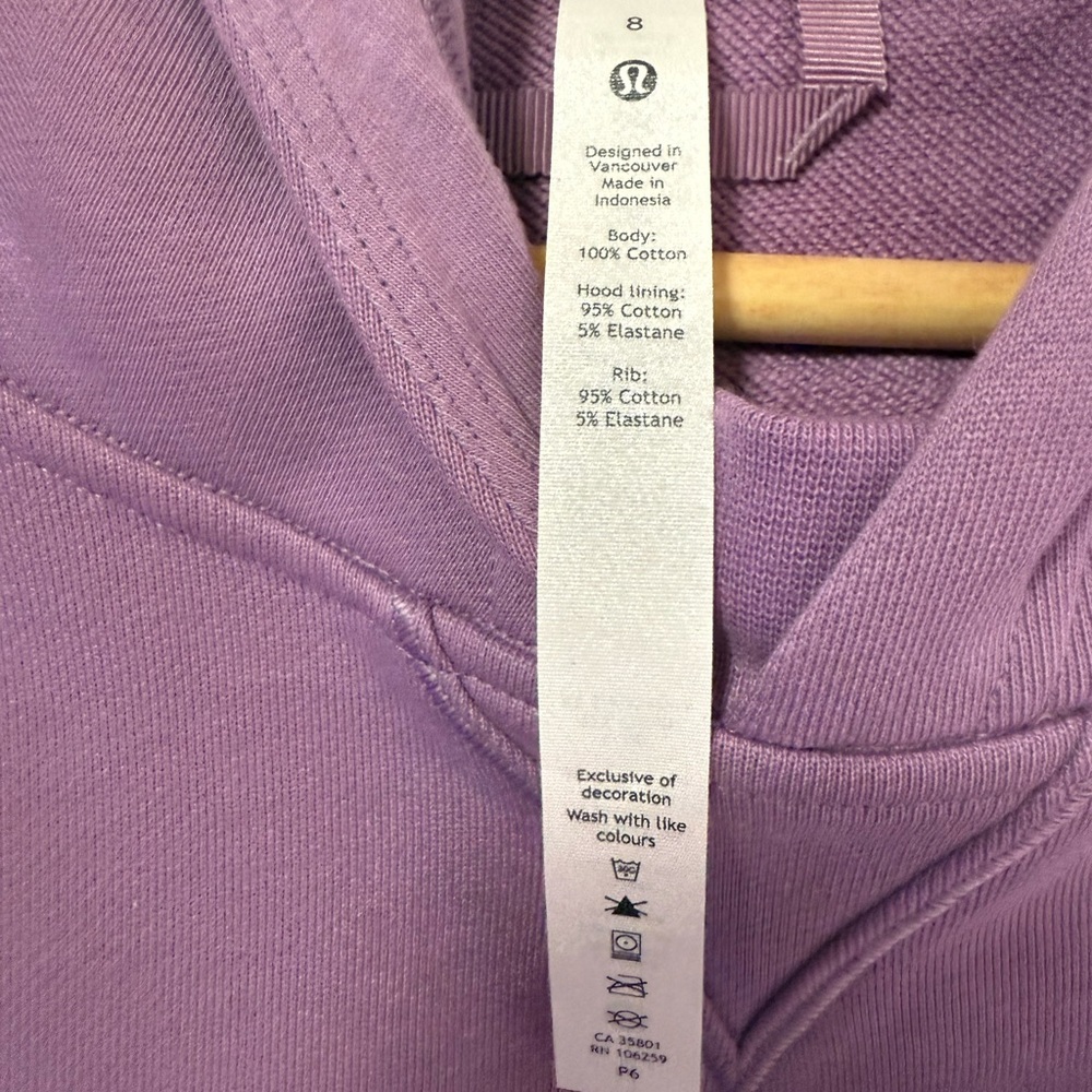 Lululemon All Yours Cropped Hoodie, NWT - Picture 6 of 6